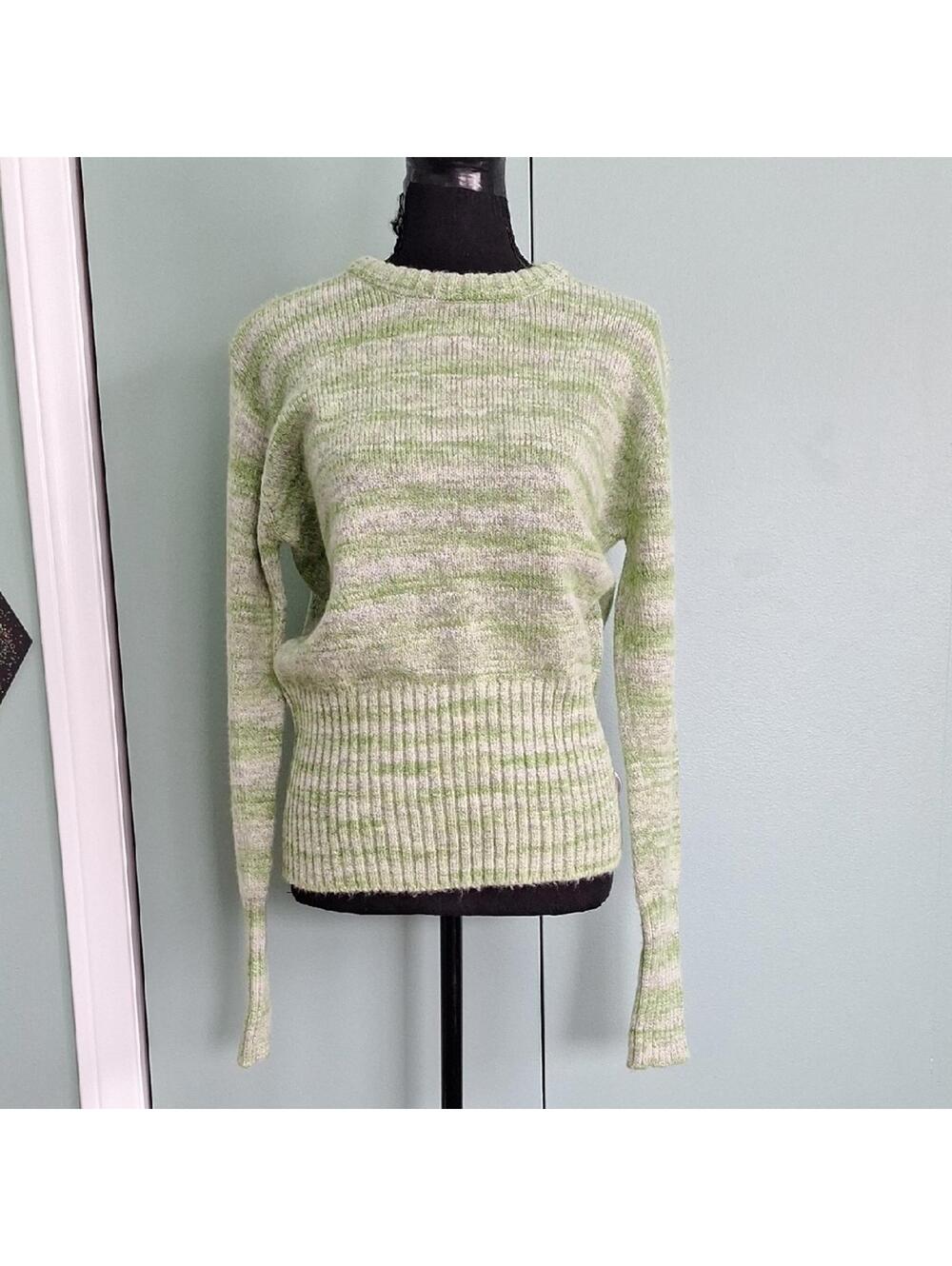 Columbia Womens Green Fitted Waist Sweater Size Large